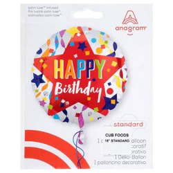 Standard Birthday Satin Star