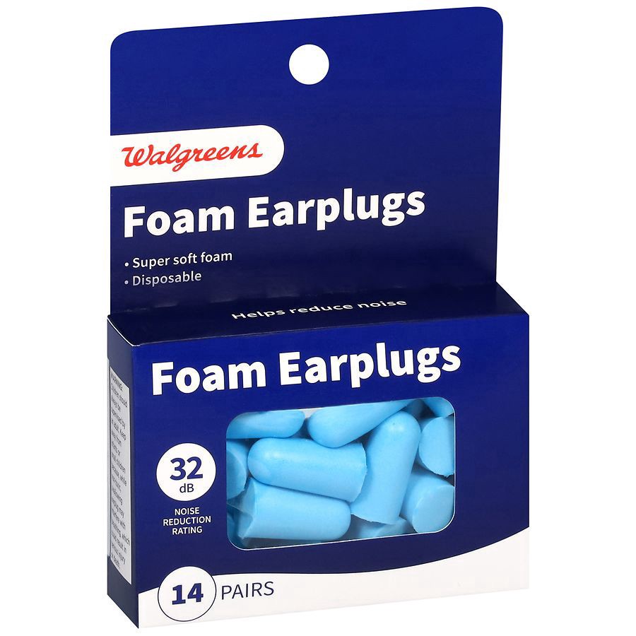 slide 5 of 5, Walgreens Foam Earplugs, 14 ct