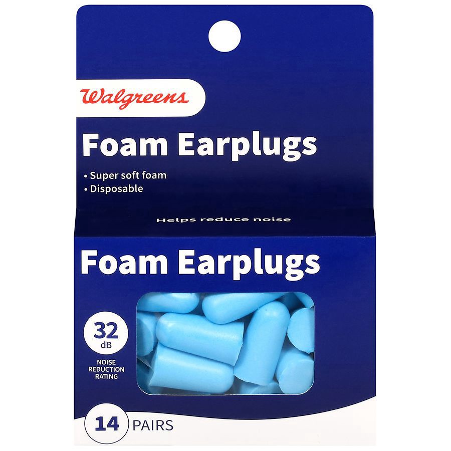 slide 1 of 5, Walgreens Foam Earplugs, 14 ct