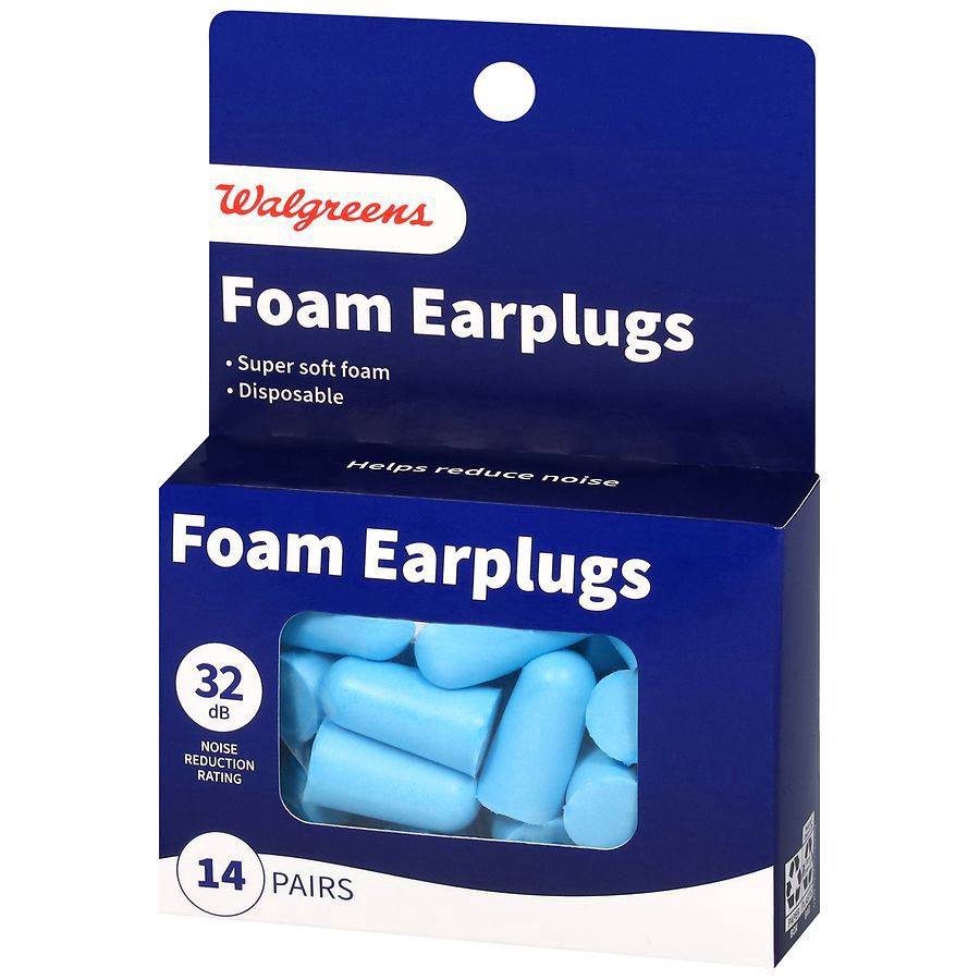 slide 4 of 5, Walgreens Foam Earplugs, 14 ct