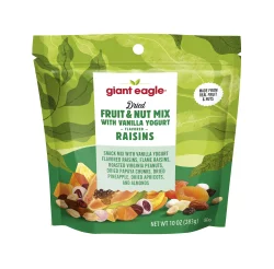 Giant Eagle Fruit & Nut Mix With Vanilla Yogurt Flavored Raisins, Dried