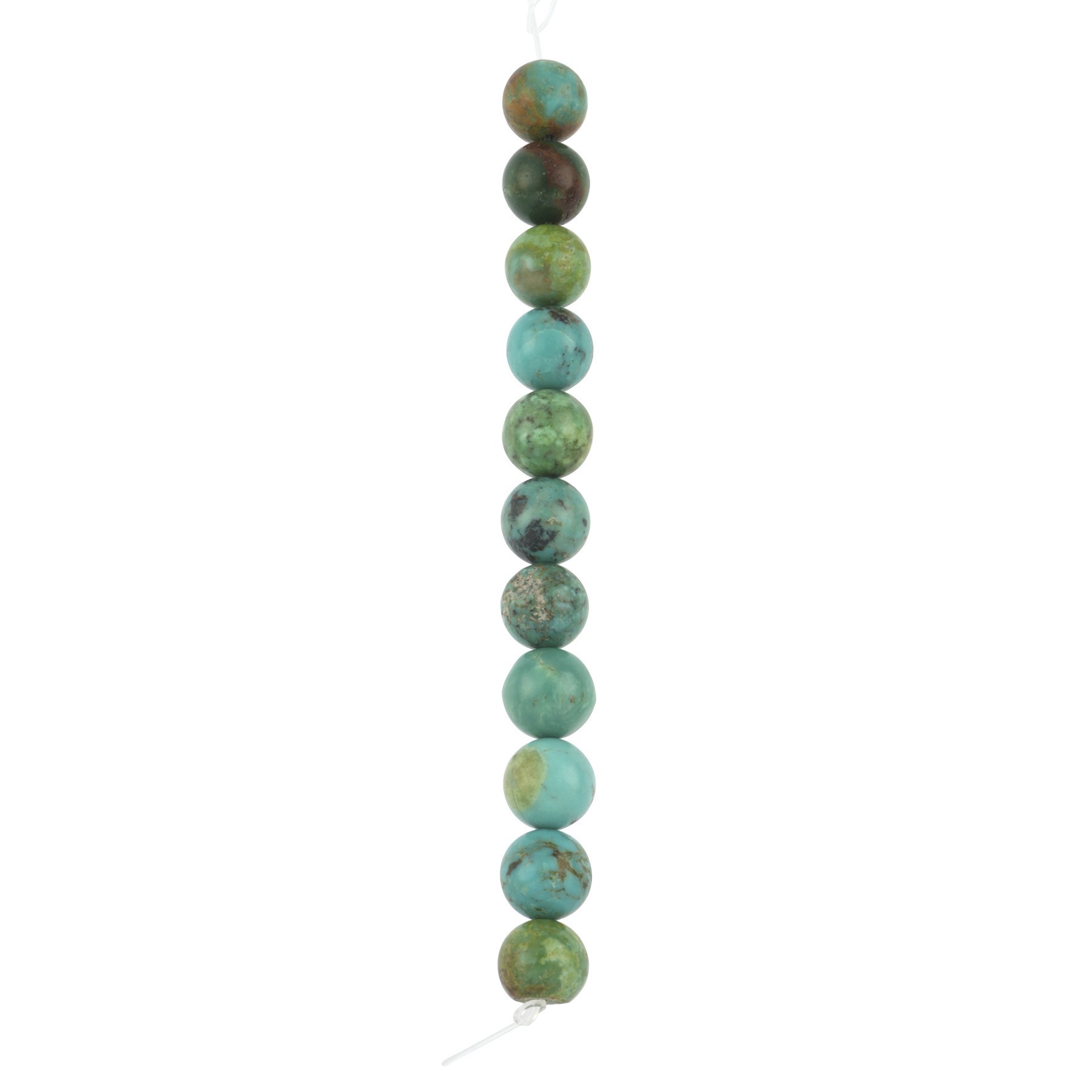 slide 3 of 3, Turquoise Round Beads, 7.5mm By Bead Landing, 7.5mm