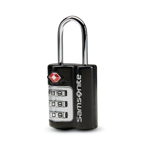 slide 1 of 1, Samsonite 3-Dial Lock, Black, 1 ct