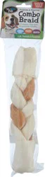 BowWow Pals Porkhide & Rawhide Combo Braid 1 ea