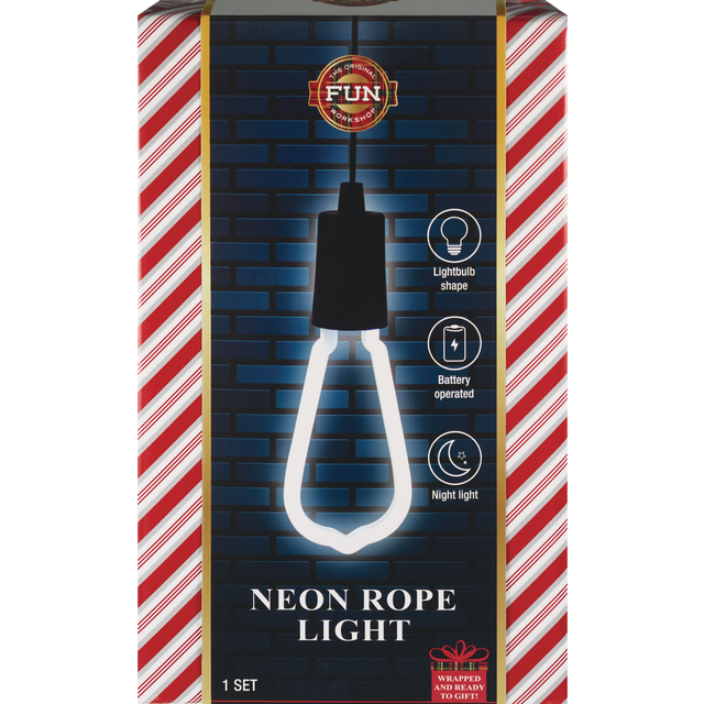 slide 1 of 1, SAMSONICO Neon Rope Light, 1 ct