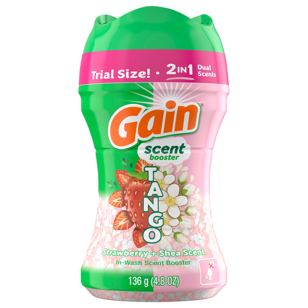 slide 1 of 1, Gain Tango Strawberry + Shea In-Wash Scent Booster, 4.8 oz