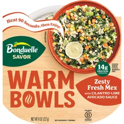 Bonduelle Savor Warm Bowls Zesty Fresh Mex