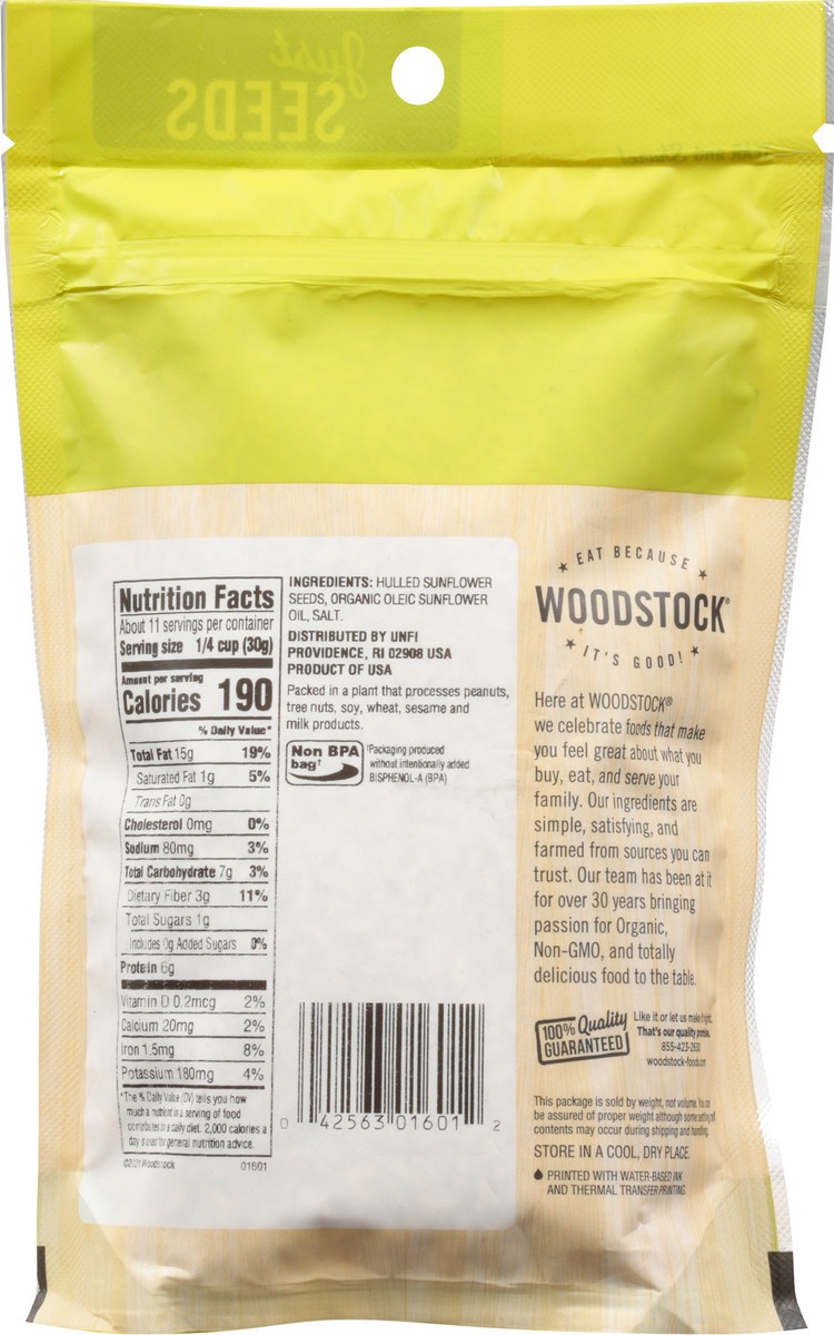slide 14 of 14, Woodstock Roasted and Salted Sunflower Seeds 12 oz, 12 oz