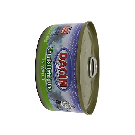 slide 1 of 1, Dagim Chunk Light Tuna in Water, 6 oz