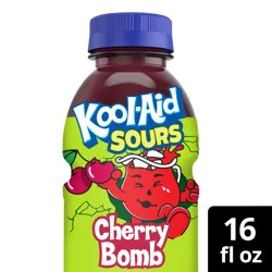 Kool-Aid Sours Cherry Bomb Artificially Flavored Drink, 16 oz