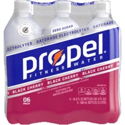Propel Zero Calorie Black Cherry Water Beverage 16.9 oz Bottles