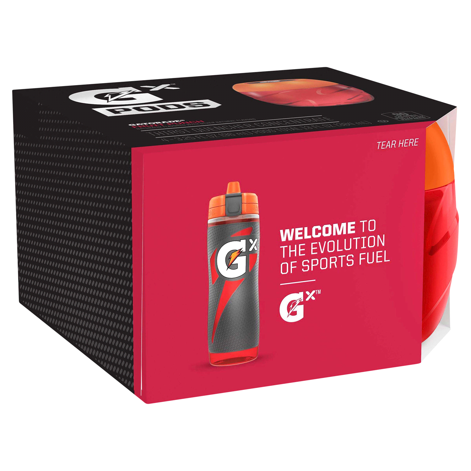 slide 1 of 4, Gatorade Thirst Quencher Concentrate, Fruit Punch, Pods, 4 ct; 3.25 oz