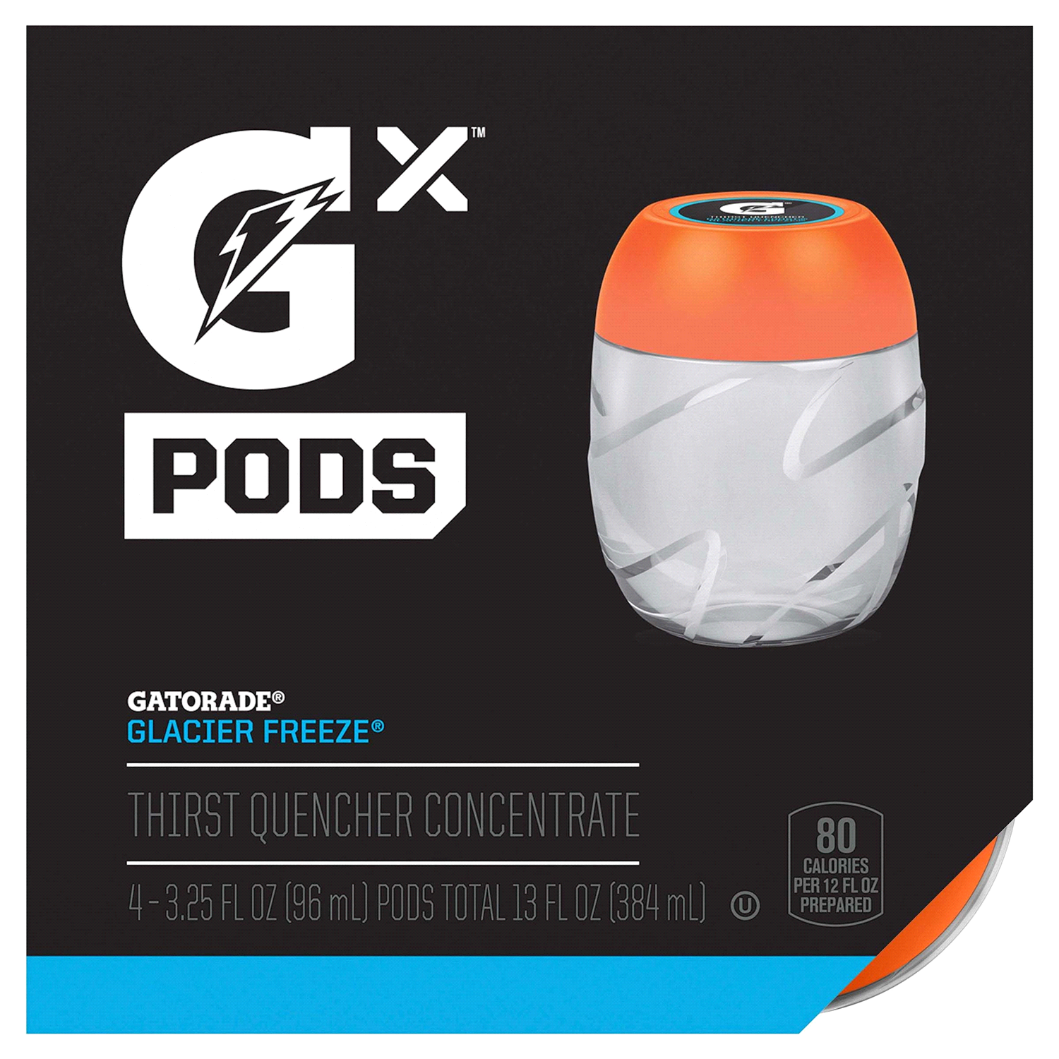 slide 1 of 2, Gatorade Gx Pods Thirst Quencher Concentrate Glacier Freeze 3.25 Fl Oz 4 Count, 4 ct