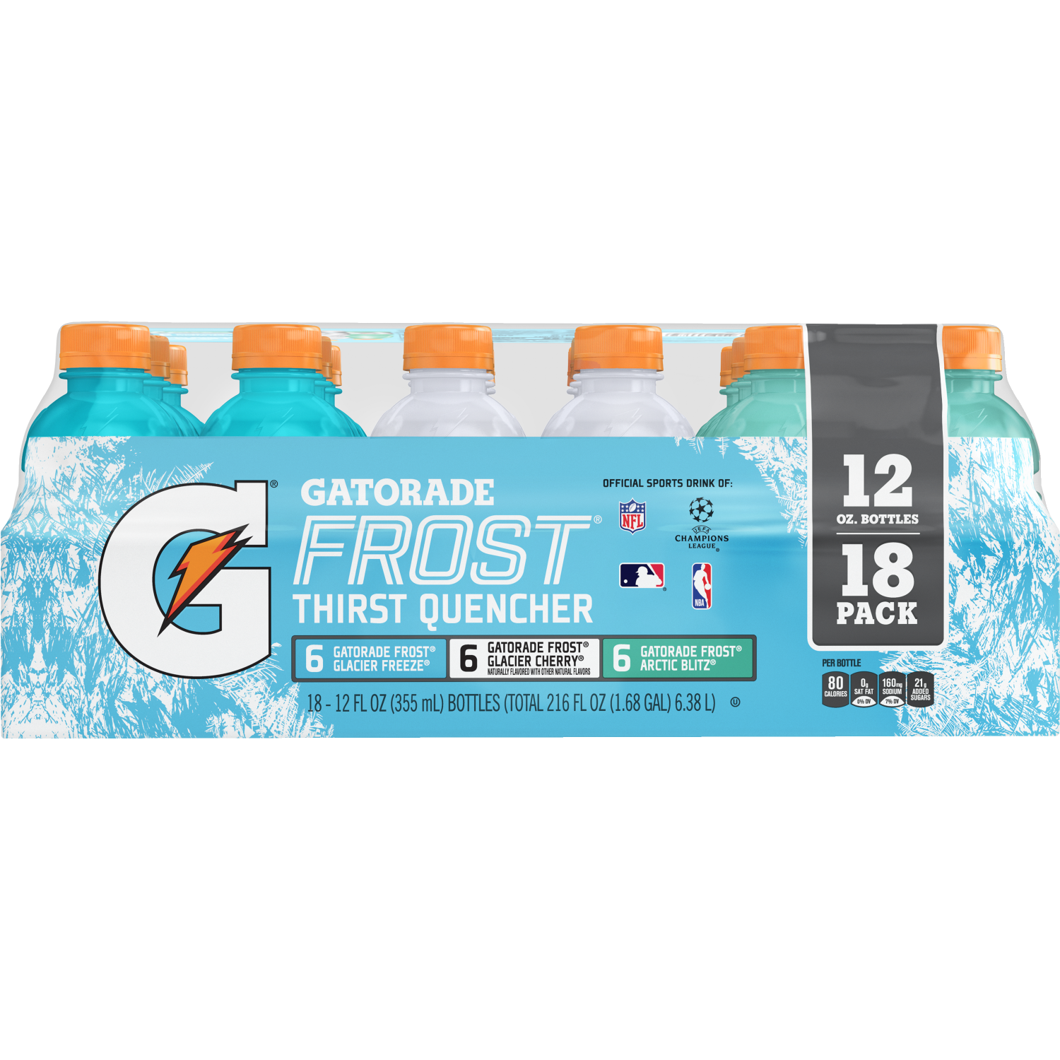 slide 1 of 1, Gatorade Frost Glacier Freeze Glacier Cherry Arctic Blitz Sports Drink Variety Pack - 18 ct; 12 fl oz, 18 ct; 12 fl oz