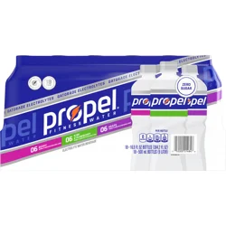Propel Electroyte Water Beverage, Berry, Kiwi Strawberry, Grape, 18 Pack