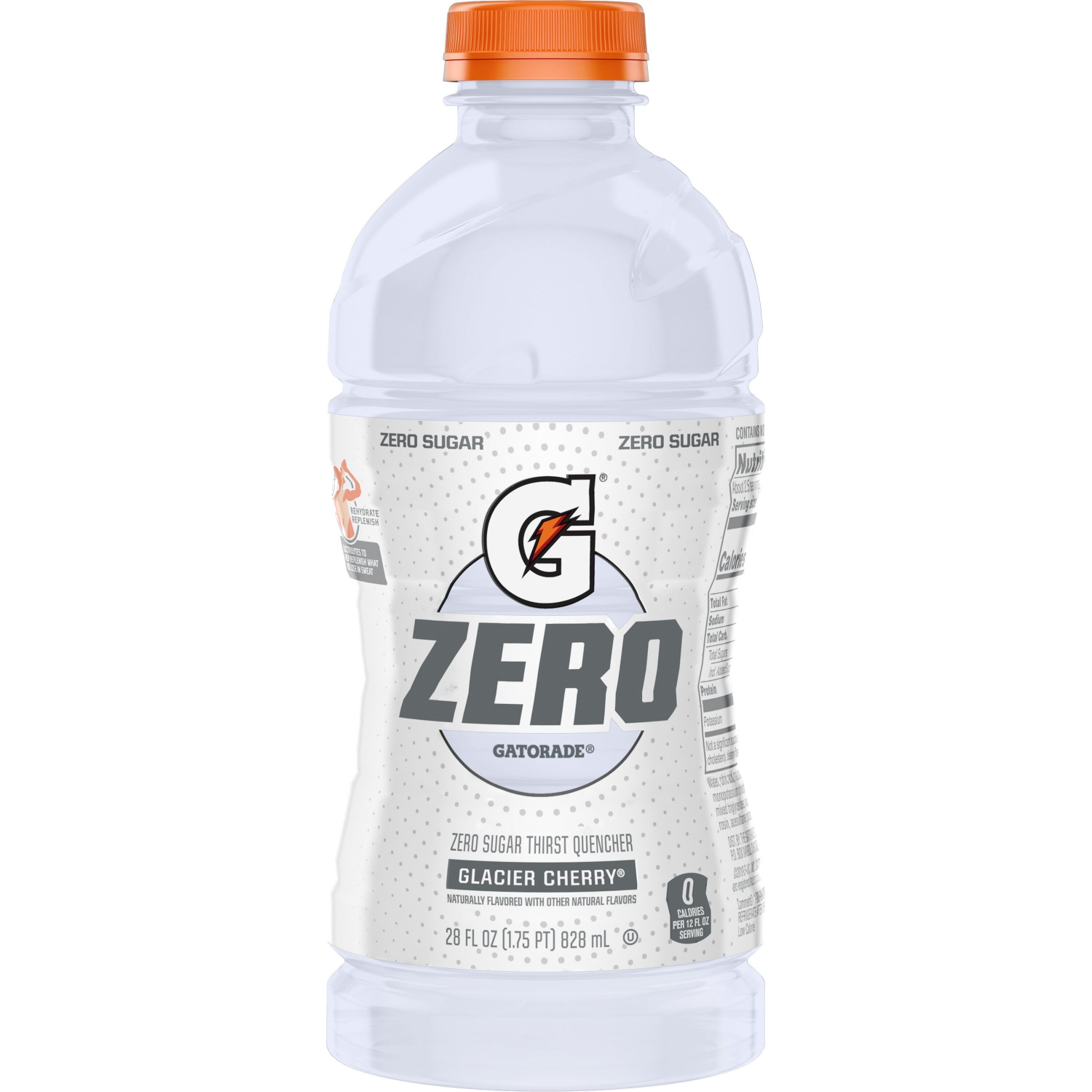 slide 1 of 1, Gatorade Thirst Quencher, Zero Sugar, Glacier Cherry, 28 fl oz