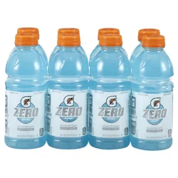 Gatorade Zero Zero Sugar Thirst Quencher Glacier Freeze 20 Fl Oz, 8 Count