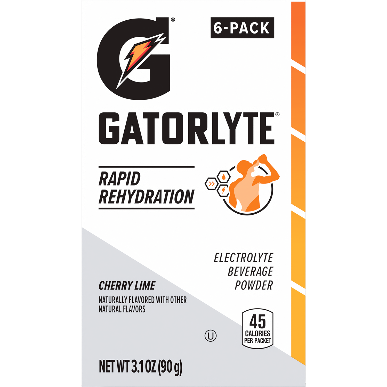slide 1 of 3, Gatorade Electrolyte Beverage Powder, Cherry Lime, Rapid Rehydration, 6 Pack, 6 ct; 3.17 oz