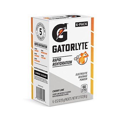 Gatorade Gatorlyte Electrolyte Powder - Cherry Lime 6 Ct | Shipt