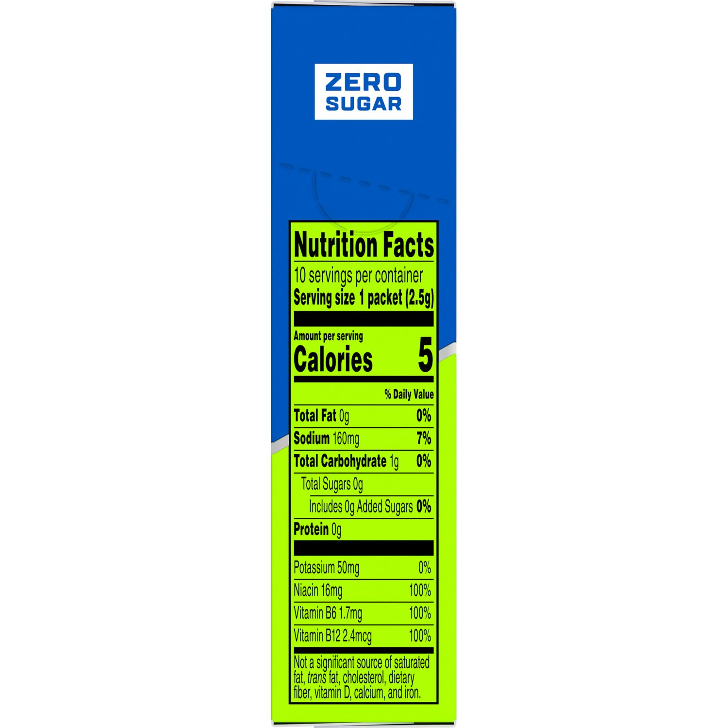 slide 2 of 2, Fast Twitch Zero Sugar Energy Drink Mix, Cool Blue, 0.8 Oz, 10 Count, 10 ct