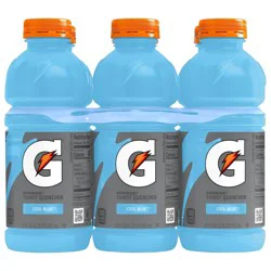 Gatorade Cool Blue Thirst Quencher 6 pk Bottles