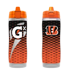 NFL Cincinnati Bengals Gatorade Gx Plastic Water Bottle - 30oz
