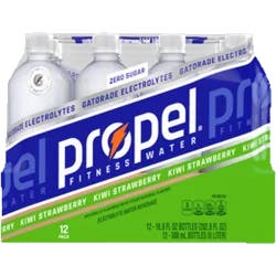 Propel Electrolyte Water Beverage, Kiwi Strawberry, 12 Pack