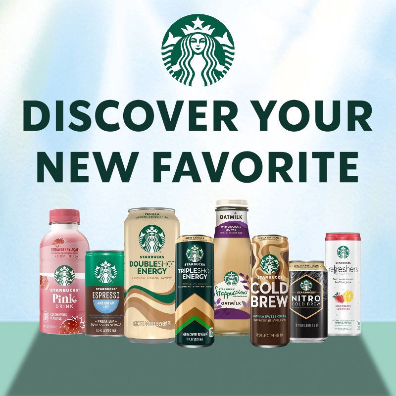 slide 8 of 8, Starbucks RTD Starbucks Doubleshot Energy Vanilla - 4pk/11 fl oz Cans, 4 ct; 11 fl oz