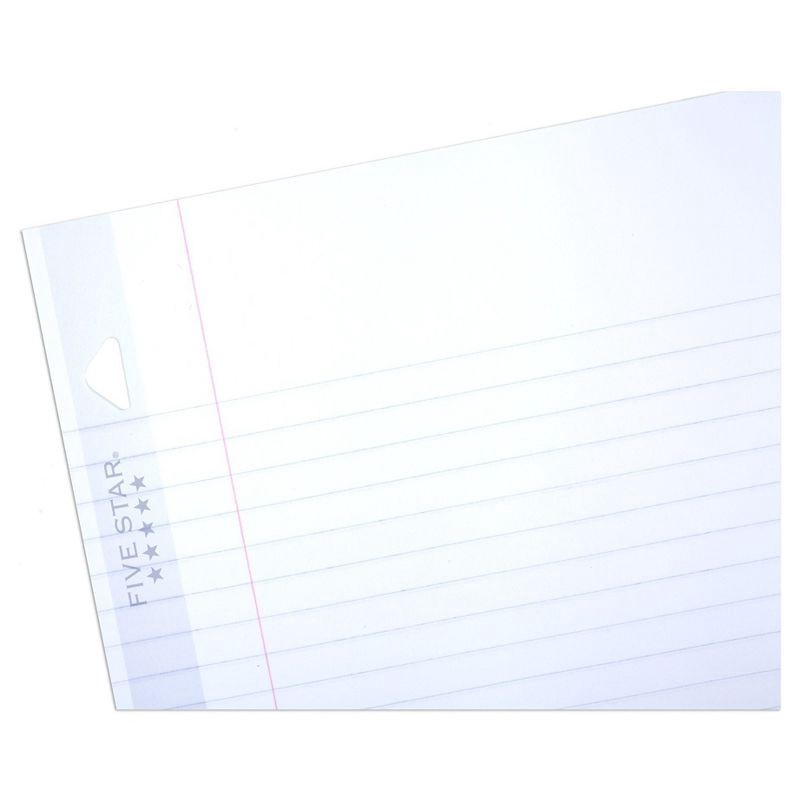 slide 2 of 4, Five Star 150ct College Ruled Filler Paper: 8.5 x 11 Inch Loose Leaf, White, Stationery & Office Supplies, 150 ct