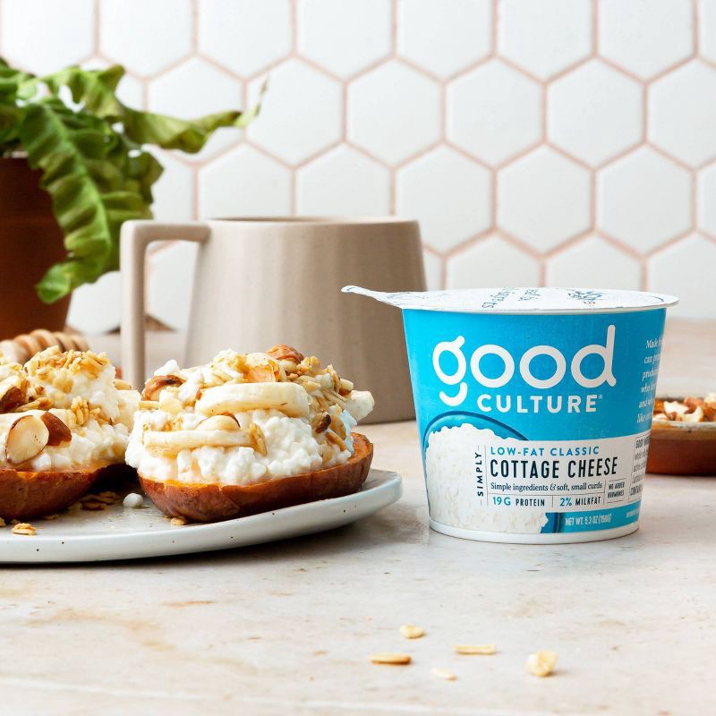 slide 7 of 7, Good Culture 2% Milkfat Simply Cottage Cheese - 5.3oz, 5.3 oz