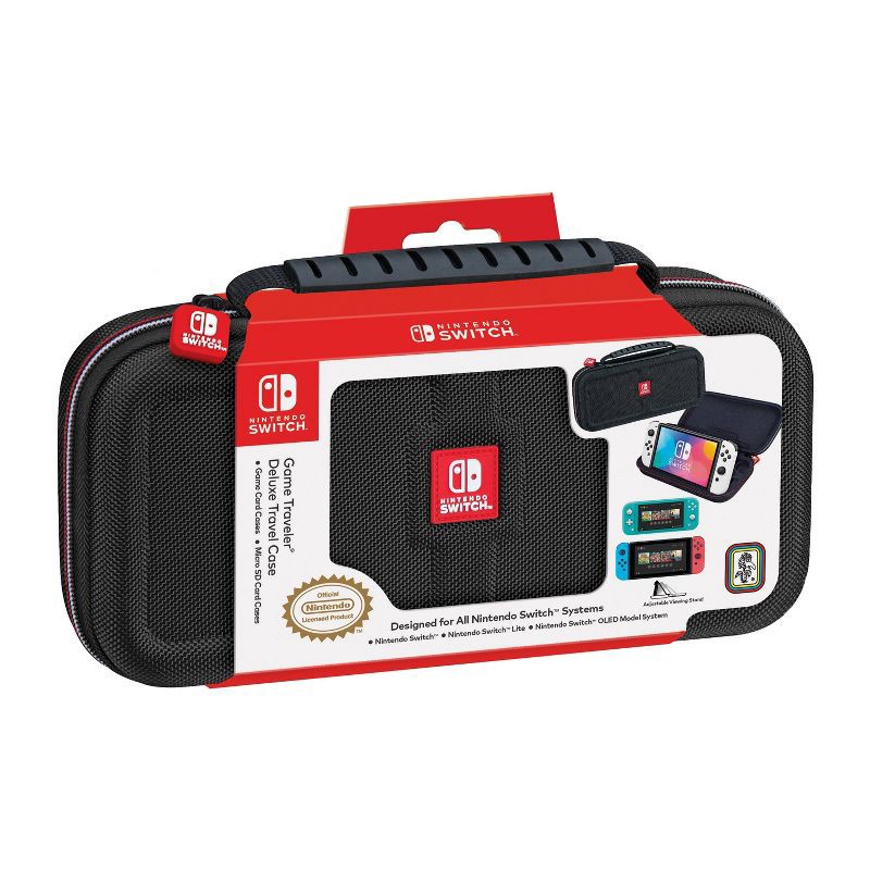 slide 1 of 7, RDS Industries Nintendo Switch Game Traveler Deluxe Travel Case - Black, 1 ct