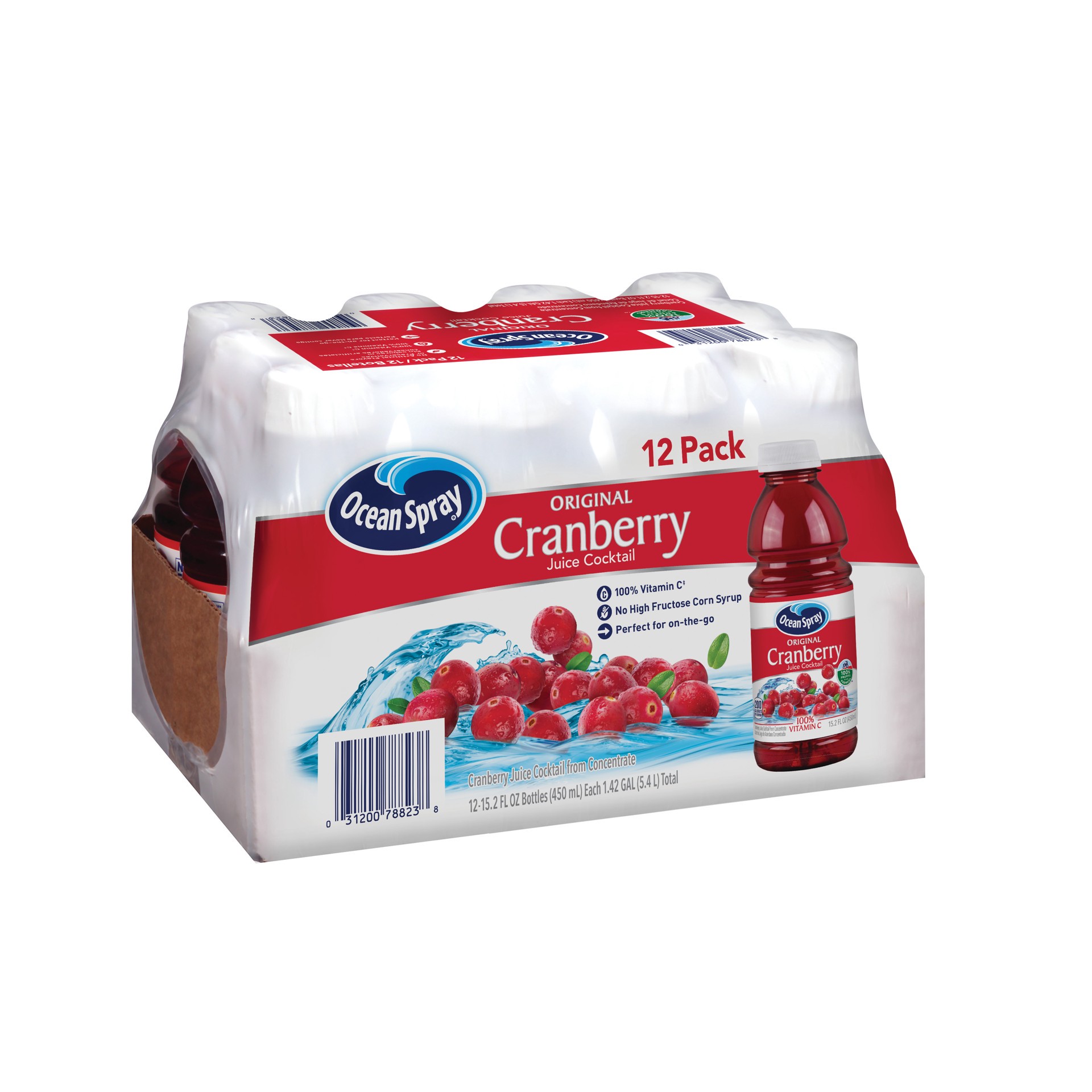 slide 1 of 1, Ocean Spray Cranberry Juice, 12 x 15 2z