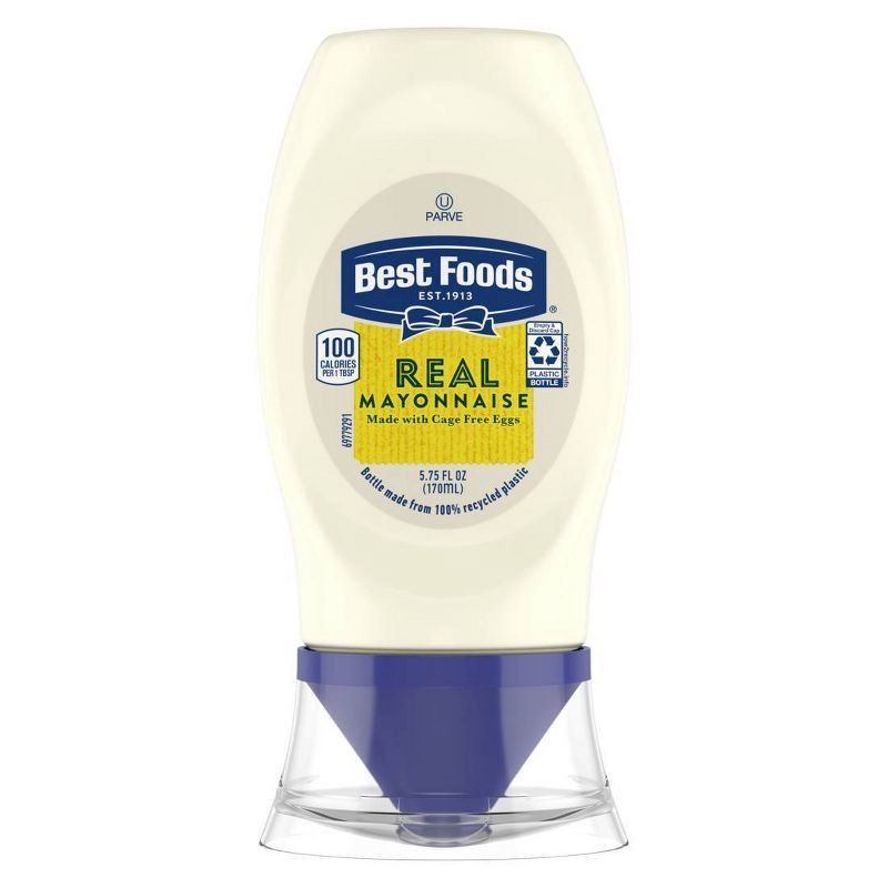 slide 1 of 5, Best Foods Squeeze Real Mayonnaise - 5.75oz, 5.5 oz