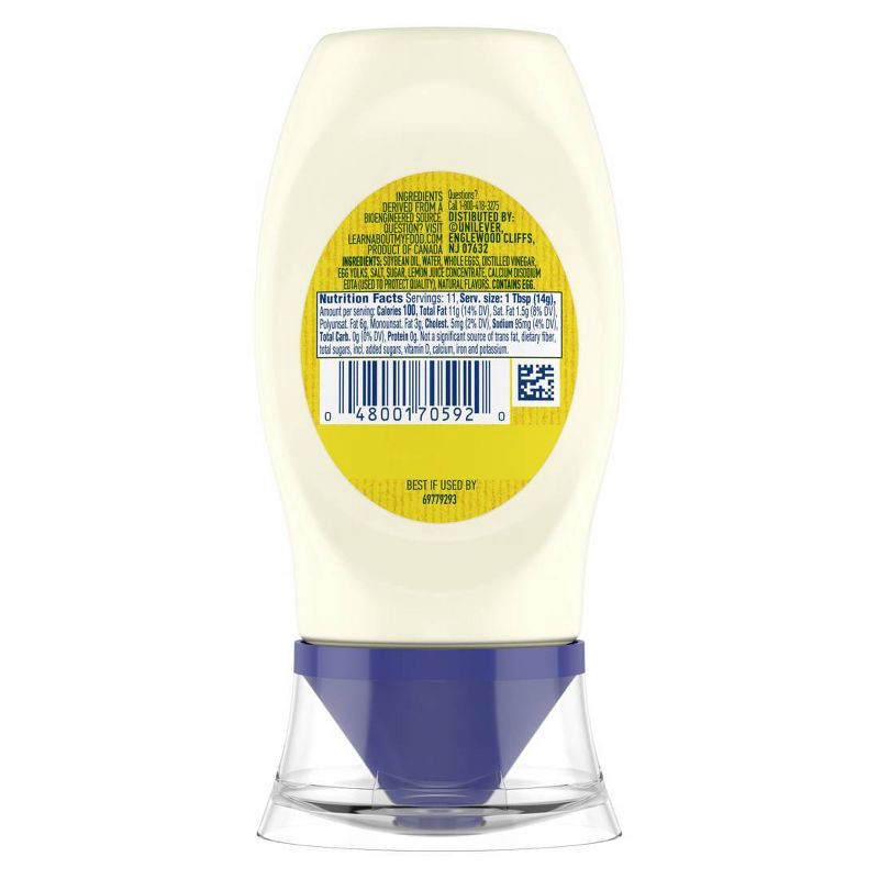 slide 2 of 3, Hellmann's Squeeze Real Mayonnaise - 5.75 fl oz, 5.75 fl oz