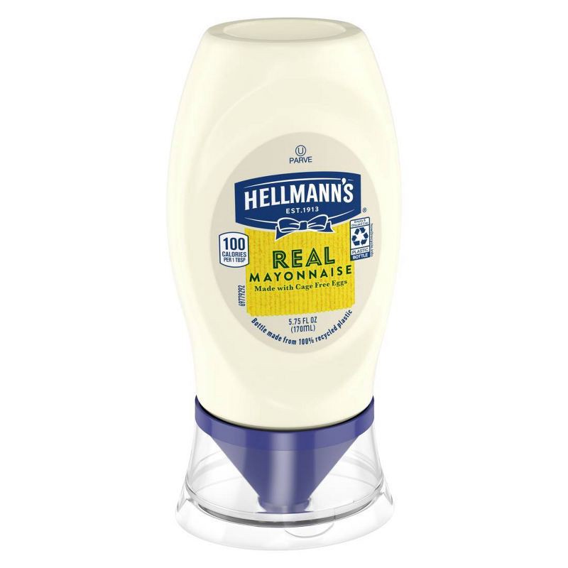 slide 3 of 3, Hellmann's Squeeze Real Mayonnaise - 5.75 fl oz, 5.75 fl oz