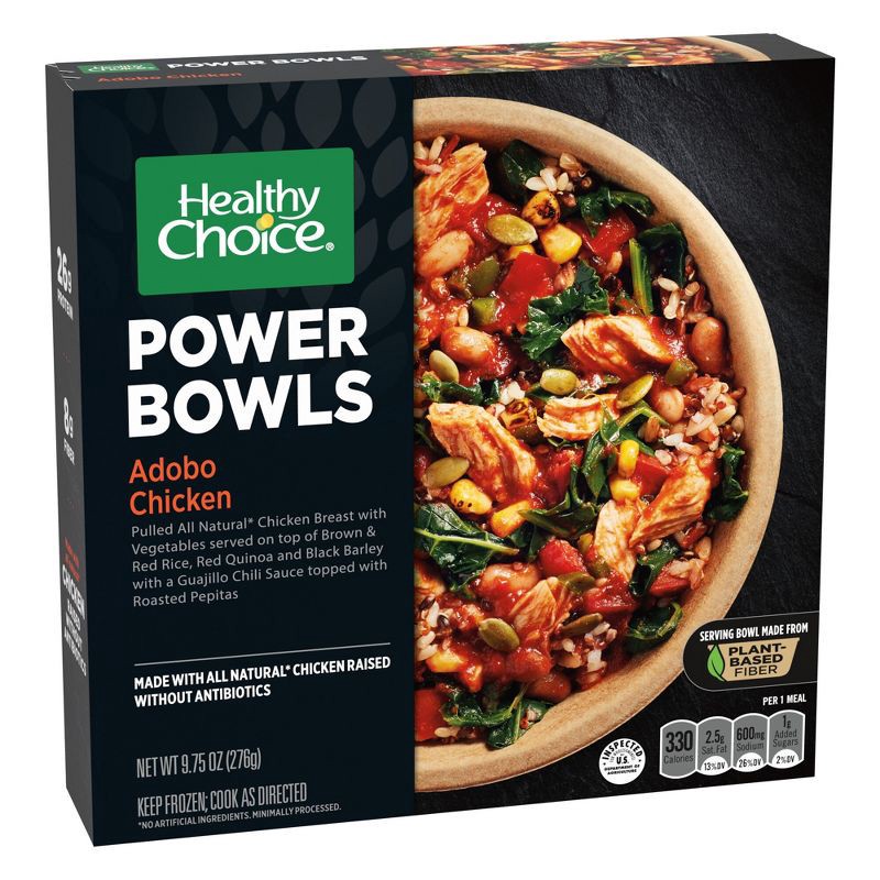 slide 2 of 5, Healthy Choice Power Bowls Frozen Adobo Chicken - 9oz, 9 oz