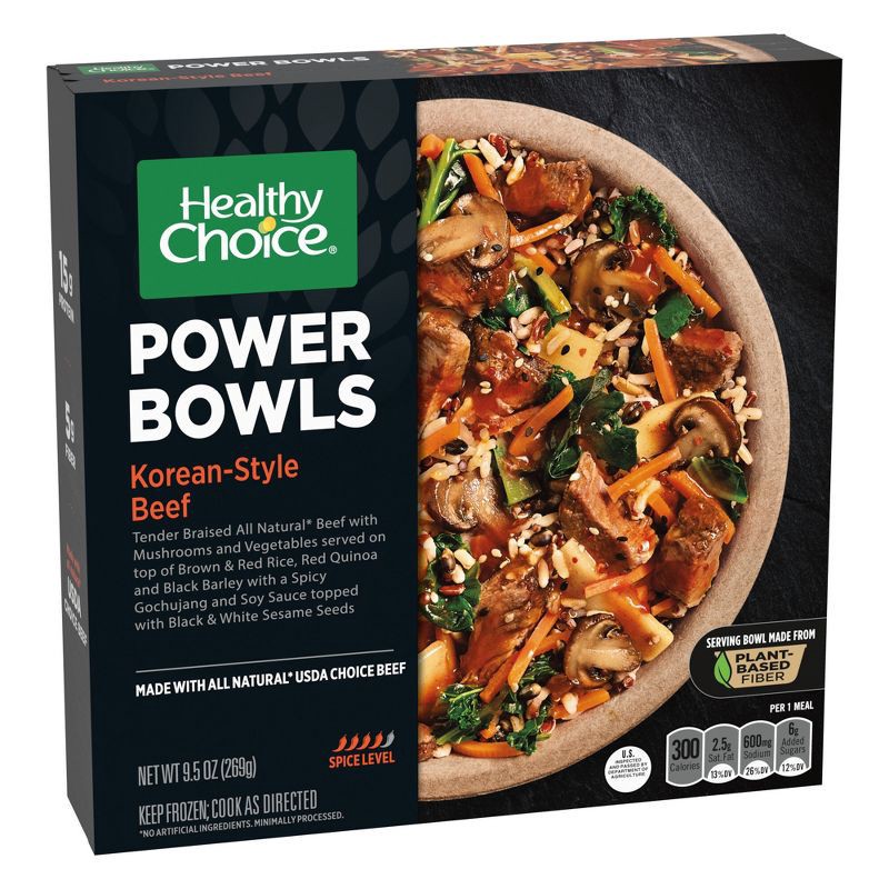 slide 2 of 4, Healthy Choice Power Bowls Frozen Korean Beef - 9.5oz, 9.5 oz