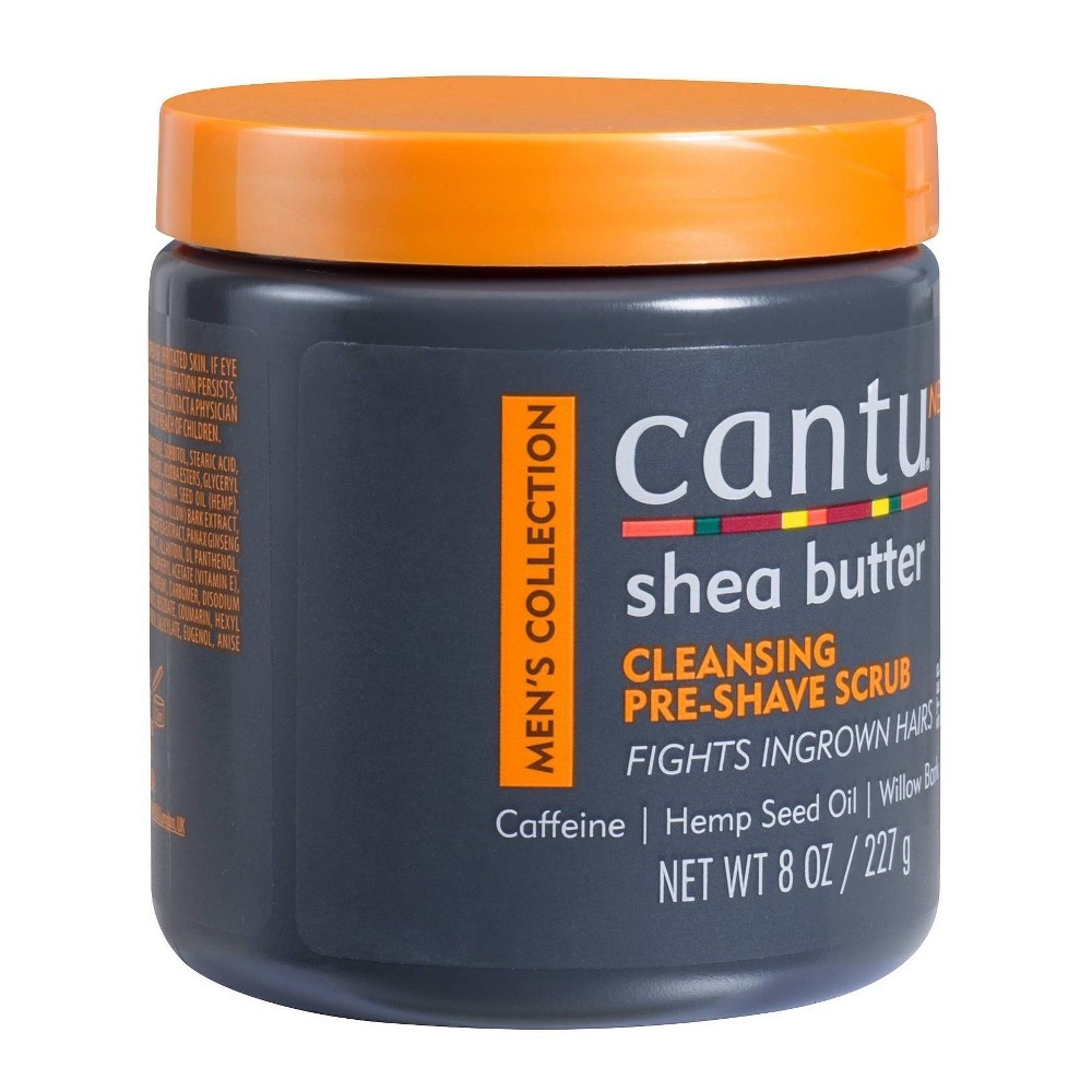 slide 3 of 3, Cantu Men's Shea Butter Cleansing Pre Shave Scrub, 8 oz