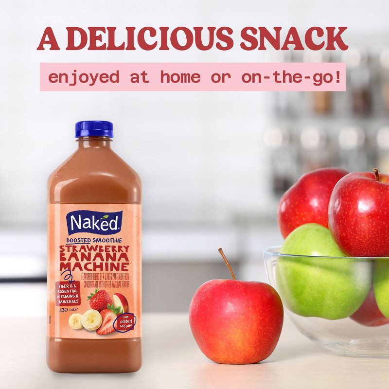 slide 6 of 11, Naked Juice Smoothie Strawberry Banana - 64 fl oz, 64 fl oz