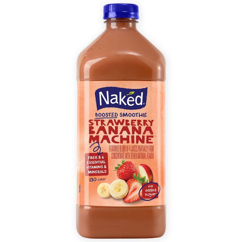slide 1 of 11, Naked Juice Smoothie Strawberry Banana - 64 fl oz, 64 fl oz