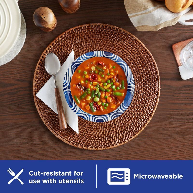 slide 3 of 7, Dixie Ultra Dinner Paper Bowls - 52ct/20oz, 52 ct, 20 oz