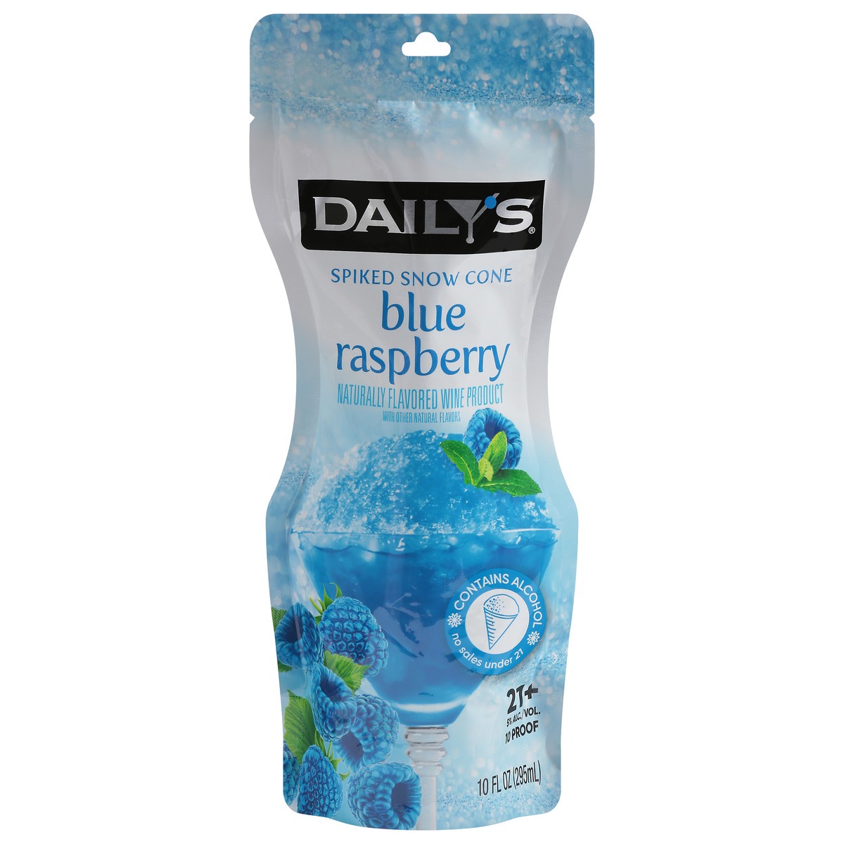 slide 1 of 9, Daily's Blue Raspberry, 10 fl oz
