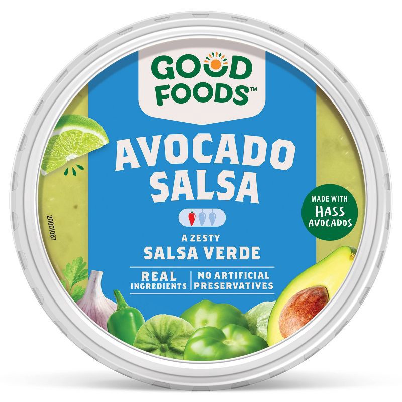 slide 1 of 10, Good Foods Tomatillo Avocado Salsa - 12oz, 12 oz