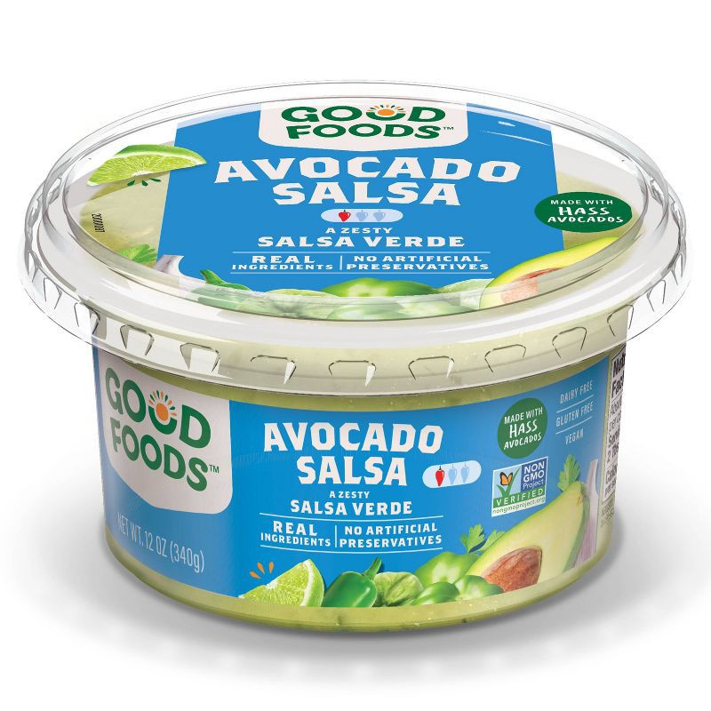 slide 5 of 10, Good Foods Tomatillo Avocado Salsa - 12oz, 12 oz