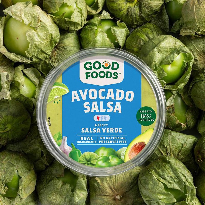 slide 8 of 10, Good Foods Tomatillo Avocado Salsa - 12oz, 12 oz