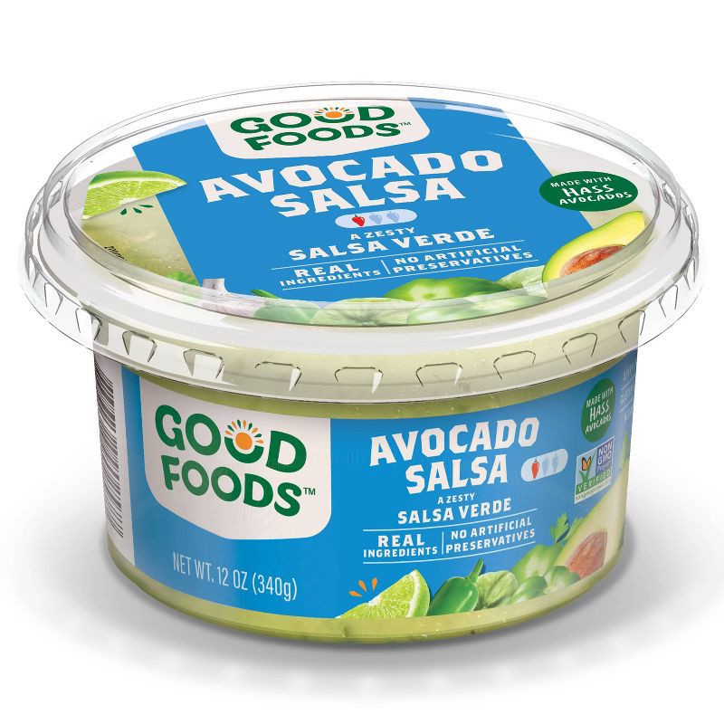 slide 9 of 10, Good Foods Tomatillo Avocado Salsa - 12oz, 12 oz
