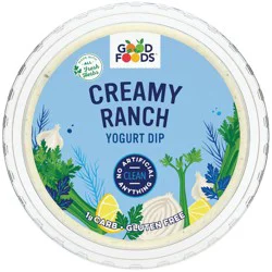 Good Foods Creamy Ranch Greek Yogurt Dip - 12oz