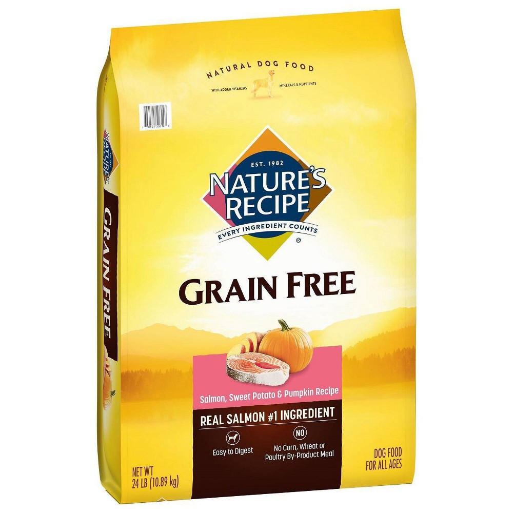 Nature's Recipe Grain Free Salmon, Sweet Potato & Pumpkin Recipe Dry