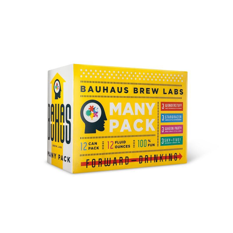 slide 1 of 2, Bauhaus Brew Labs Bauhaus Many Pack Variety Pack - 12pk/12 fl oz Cans, 12 ct; 12 fl oz