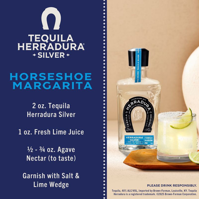 slide 5 of 9, Herradura Silver Tequila - 750ml Bottle, 750 ml
